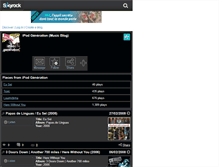Tablet Screenshot of ipod-generation.skyrock.com
