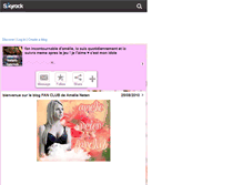 Tablet Screenshot of amelie-neten-fanclub.skyrock.com