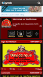 Mobile Screenshot of davidcirque.skyrock.com