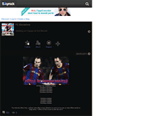 Tablet Screenshot of barcelone-zone.skyrock.com