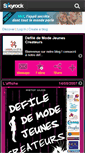 Mobile Screenshot of defilejeunescreateurs.skyrock.com