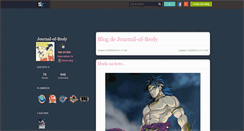 Desktop Screenshot of journal-of-broly.skyrock.com