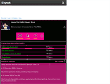 Tablet Screenshot of alexiapalombo.skyrock.com