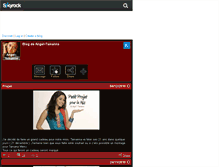 Tablet Screenshot of angel-tamanna.skyrock.com