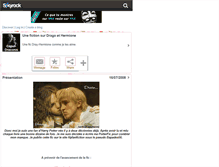 Tablet Screenshot of caput-draconis.skyrock.com