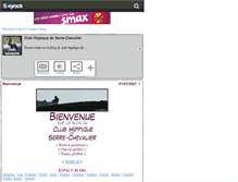 Tablet Screenshot of club-serreche.skyrock.com