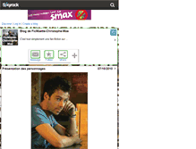 Tablet Screenshot of ficmaette-christophe-mae.skyrock.com