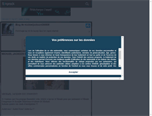 Tablet Screenshot of michaeljackson290858.skyrock.com