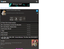 Tablet Screenshot of hanna-montana-music.skyrock.com