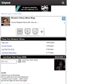 Tablet Screenshot of benjaminsiksou-officiel.skyrock.com