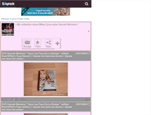 Tablet Screenshot of hannah3miley.skyrock.com