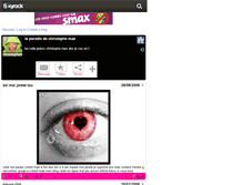 Tablet Screenshot of chrsitophemaenadege50.skyrock.com