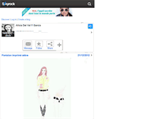 Tablet Screenshot of fashion21-alicia.skyrock.com