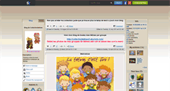 Desktop Screenshot of collectiontetines.skyrock.com