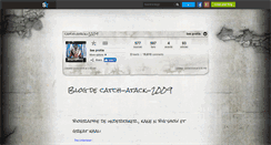 Desktop Screenshot of catch-atack-2009.skyrock.com