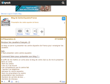 Tablet Screenshot of centre-equestre-france.skyrock.com