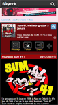 Mobile Screenshot of best-sum41.skyrock.com