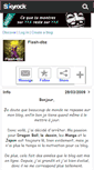 Mobile Screenshot of flash-dbz.skyrock.com