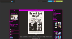 Desktop Screenshot of kevinhomage.skyrock.com
