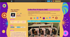 Desktop Screenshot of dbz-goodies-collection.skyrock.com