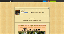 Desktop Screenshot of kevin-staut-fan.skyrock.com