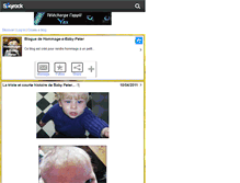 Tablet Screenshot of hommage-a-baby-peter.skyrock.com