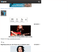 Tablet Screenshot of ddlovato.skyrock.com