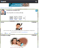 Tablet Screenshot of chrismae-13.skyrock.com