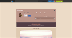 Desktop Screenshot of cheongug.skyrock.com