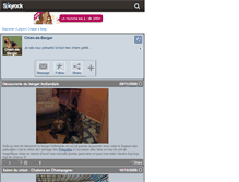 Tablet Screenshot of chien-de-berger.skyrock.com