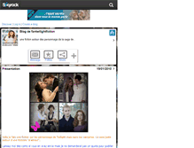 Tablet Screenshot of fantwilightfiction.skyrock.com
