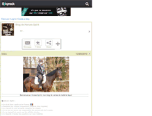 Tablet Screenshot of horses-spirit.skyrock.com