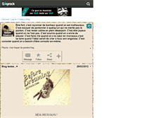 Tablet Screenshot of before-dreaming.skyrock.com