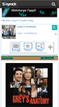 Mobile Screenshot of greys14anatomy.skyrock.com