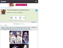 Tablet Screenshot of gillianszinser.skyrock.com