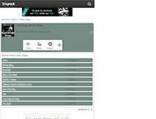 Tablet Screenshot of bornthisway-songs.skyrock.com