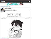 Tablet Screenshot of detective-shinichi-conan.skyrock.com