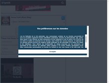 Tablet Screenshot of kenza-farah-fan1.skyrock.com