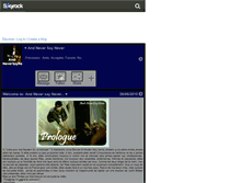 Tablet Screenshot of and-neversaynever.skyrock.com