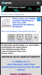 Mobile Screenshot of habitatconcept.skyrock.com