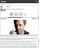 Tablet Screenshot of docteur-gregoryhouse.skyrock.com