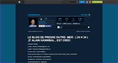 Desktop Screenshot of presseoutremer.skyrock.com