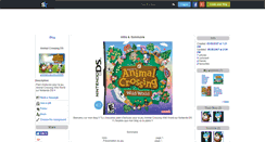 Desktop Screenshot of animalcrossing-83980.skyrock.com