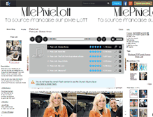 Tablet Screenshot of mllepixielott.skyrock.com