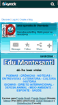 Mobile Screenshot of edumontesanti.skyrock.com