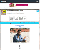Tablet Screenshot of christophe-mae34500.skyrock.com