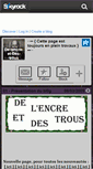 Mobile Screenshot of de-lencre-et-des-tr0us.skyrock.com