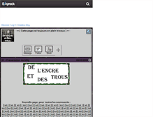 Tablet Screenshot of de-lencre-et-des-tr0us.skyrock.com