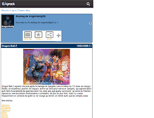 Tablet Screenshot of dragonballgt29.skyrock.com