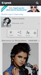 Mobile Screenshot of glossyselena.skyrock.com